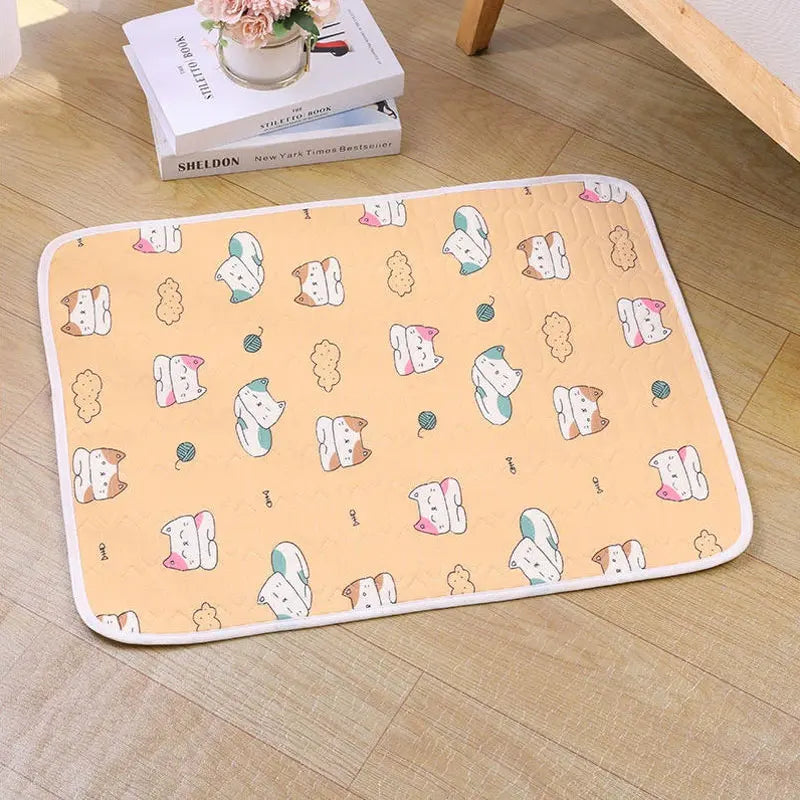 Pet Summer Cooling Ice Silk Latex Pad Dog Cat Sleeping Pad Nest Cool Feeling Dog Bedding Supplies Anti Slip Point Rubber Bottom