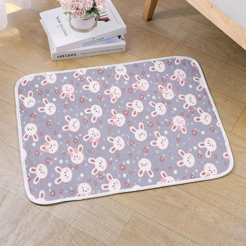 Pet Summer Cooling Ice Silk Latex Pad Dog Cat Sleeping Pad Nest Cool Feeling Dog Bedding Supplies Anti Slip Point Rubber Bottom
