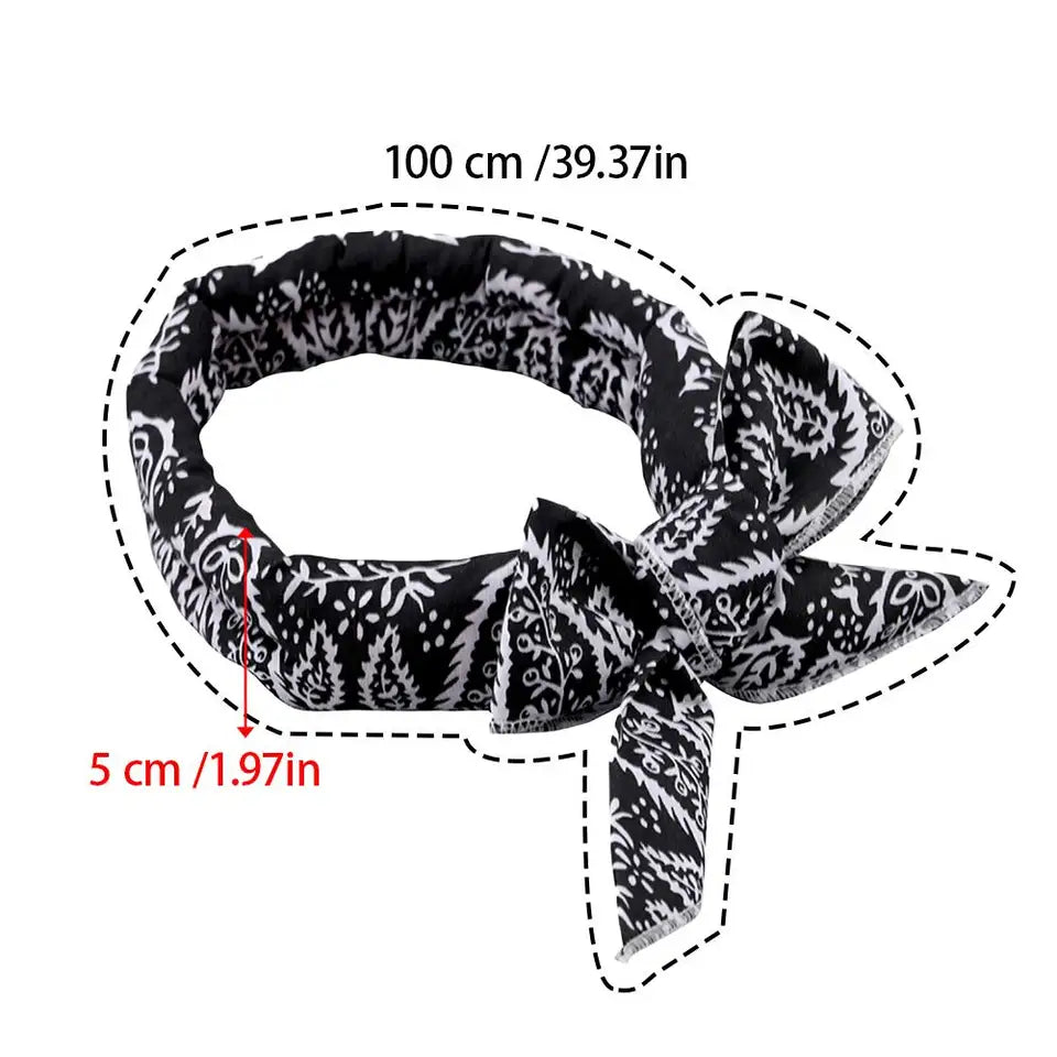 Pet Cooling Ice Scarf Cool Ice Towel Heatstroke Dogs Cats Ice Collar Adjustable Cat Collar Bib prevent heat stroke Dog Supplies
