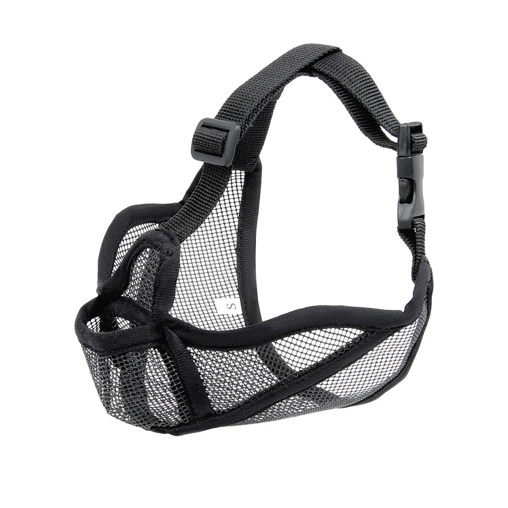 Summer French Bulldog Short Nosed Adjust Pet Muzzle for Dogs Face Shield Pug mascotas Accessories Prevent Accidental Ingestion