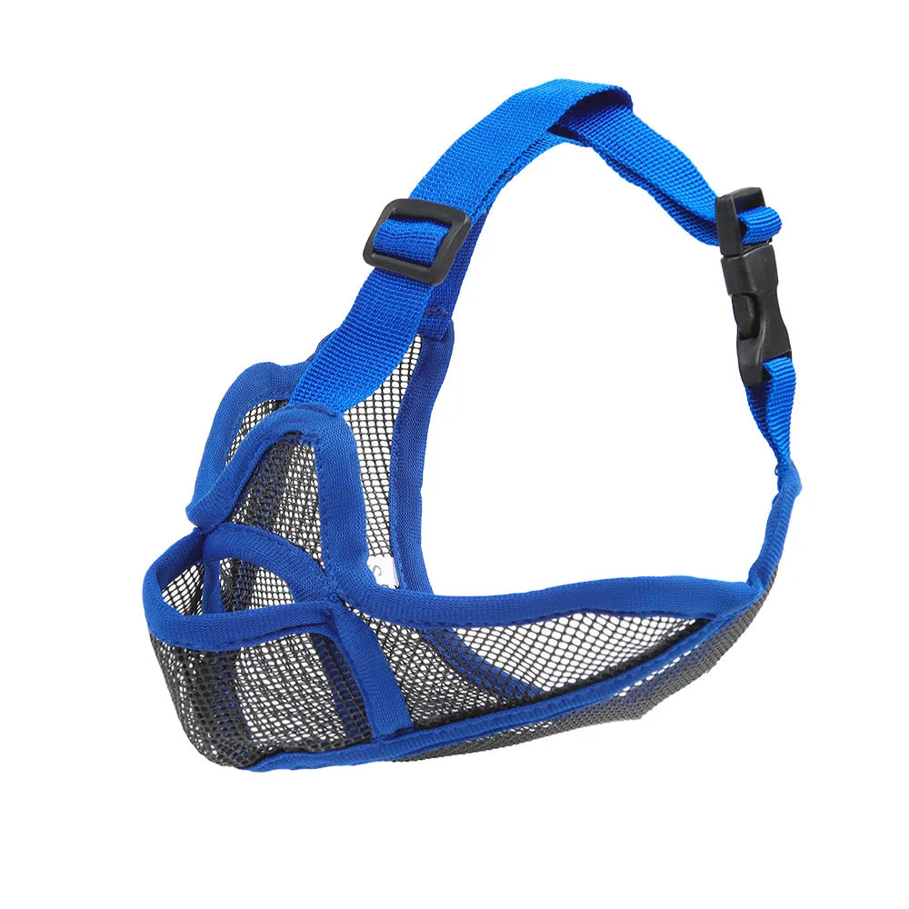 Summer French Bulldog Short Nosed Adjust Pet Muzzle for Dogs Face Shield Pug mascotas Accessories Prevent Accidental Ingestion